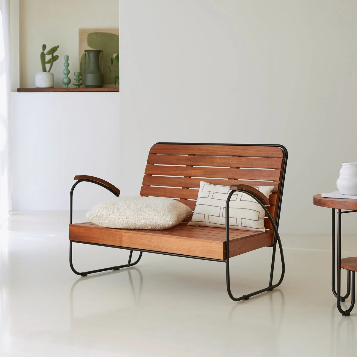 Key Wood - Banc En Acacia Massif – Image 4