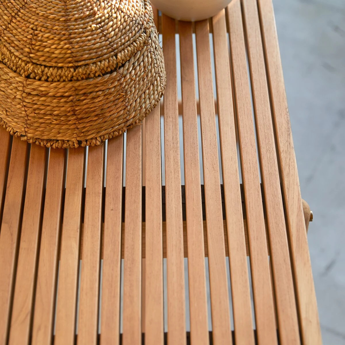 Fado - Console En Teck Massif – Image 2