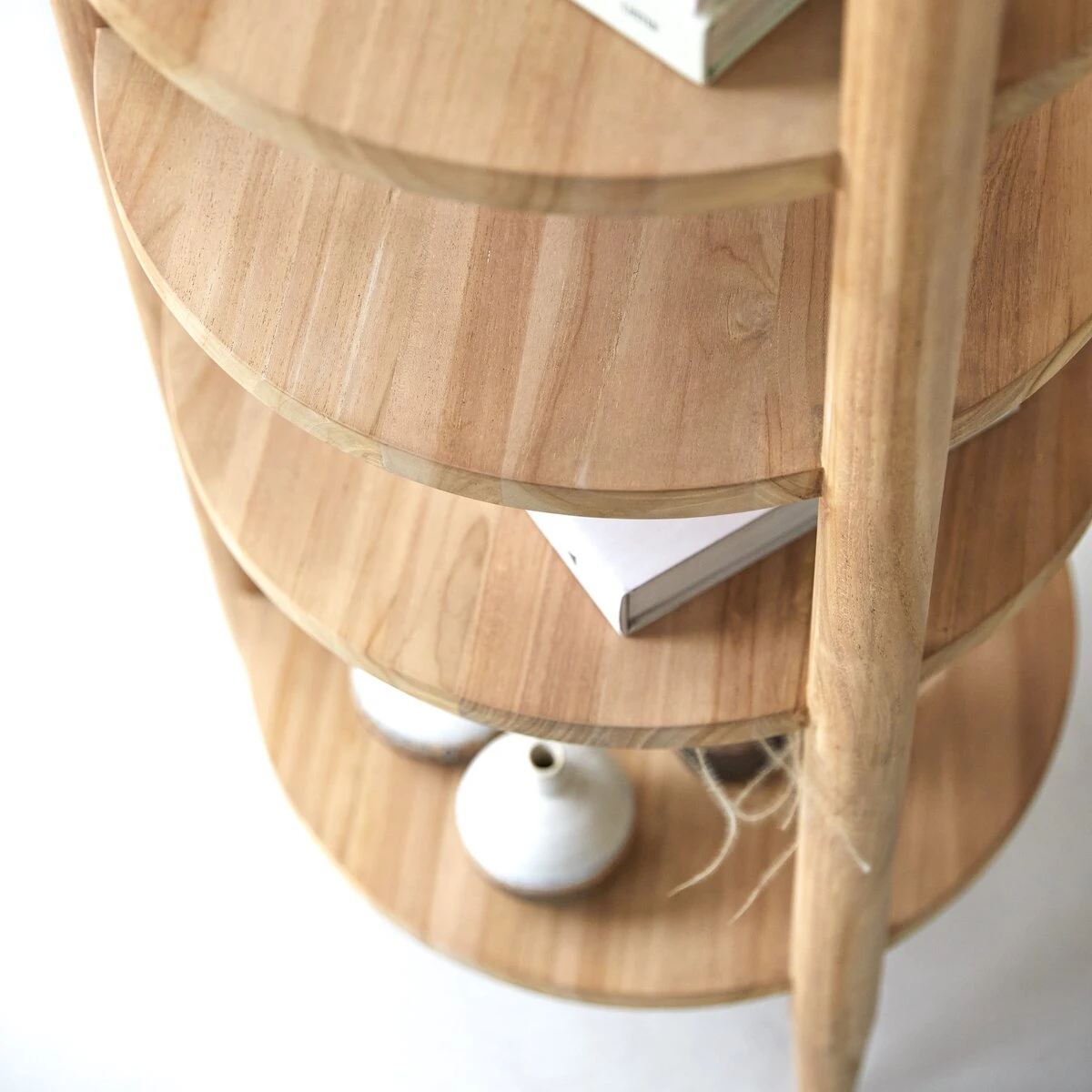 Poline - Etagère En Teck Massif – Image 3