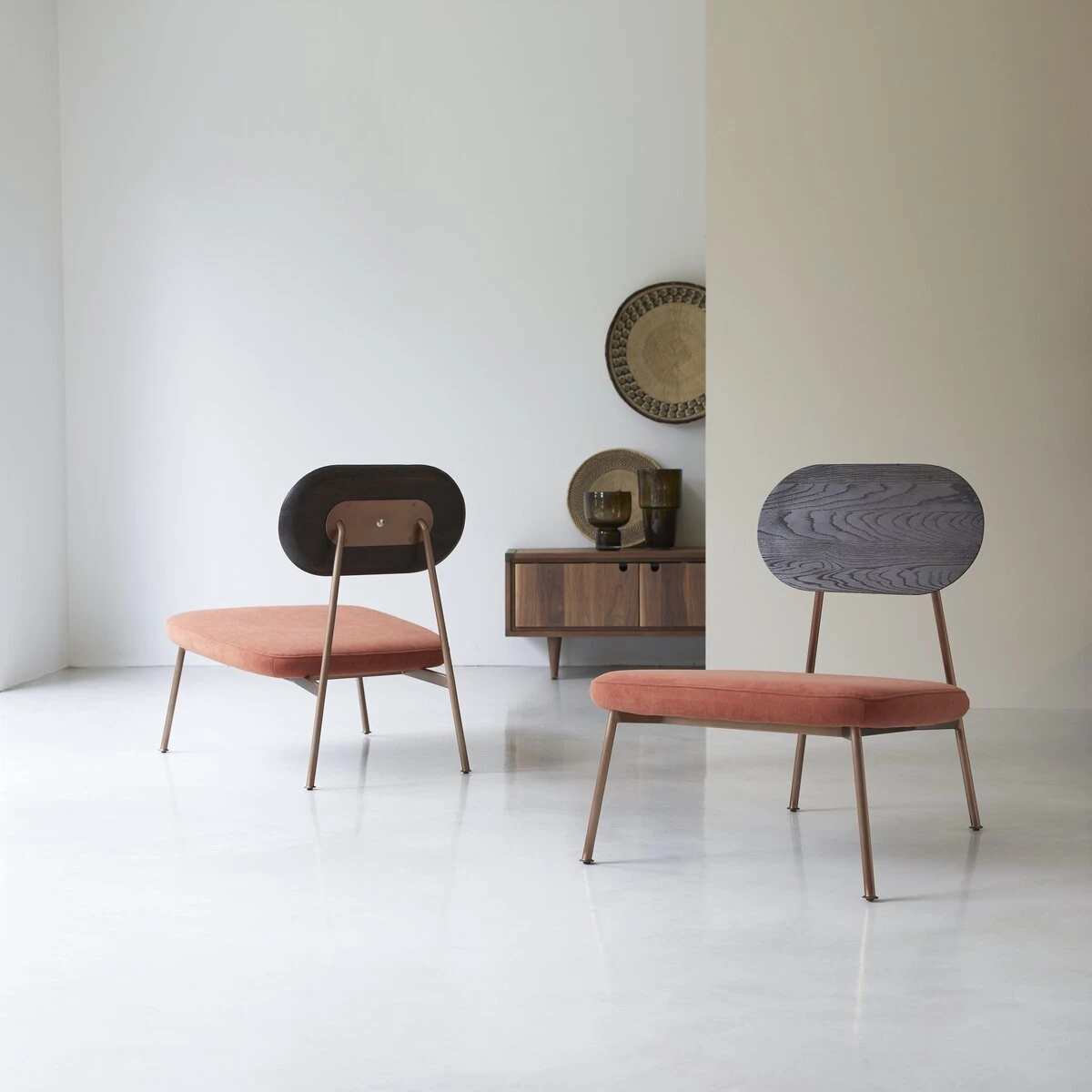 Yutapi - Fauteuil Bas Sienna En ChĂȘne Massif