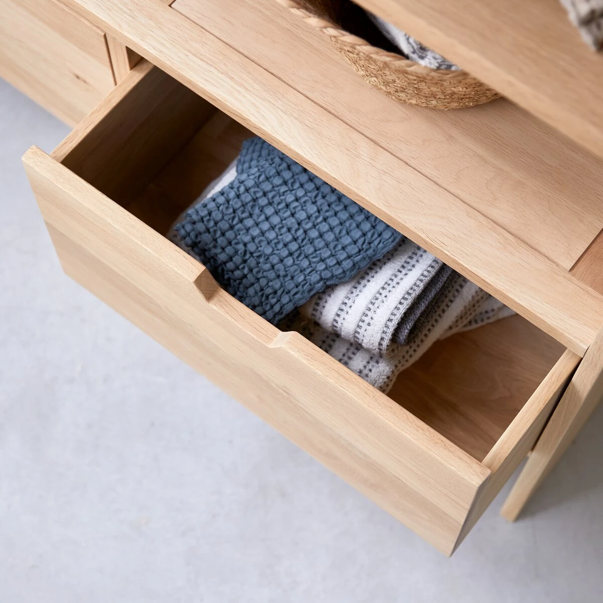 Kwarto - Meuble Sous Vasque En ChĂȘne Massif 110 Cm â Image 2