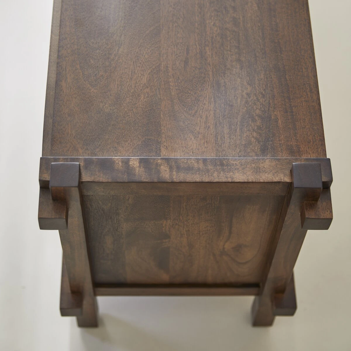 Arko - Meuble TV 2 Tiroirs En Manguier Massif 120 Cm – Image 4