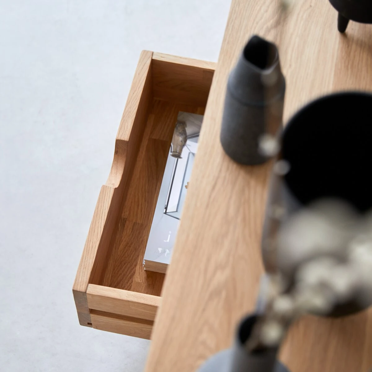 Oliver - Meuble TV En Chêne Massif 200 Cm – Image 2