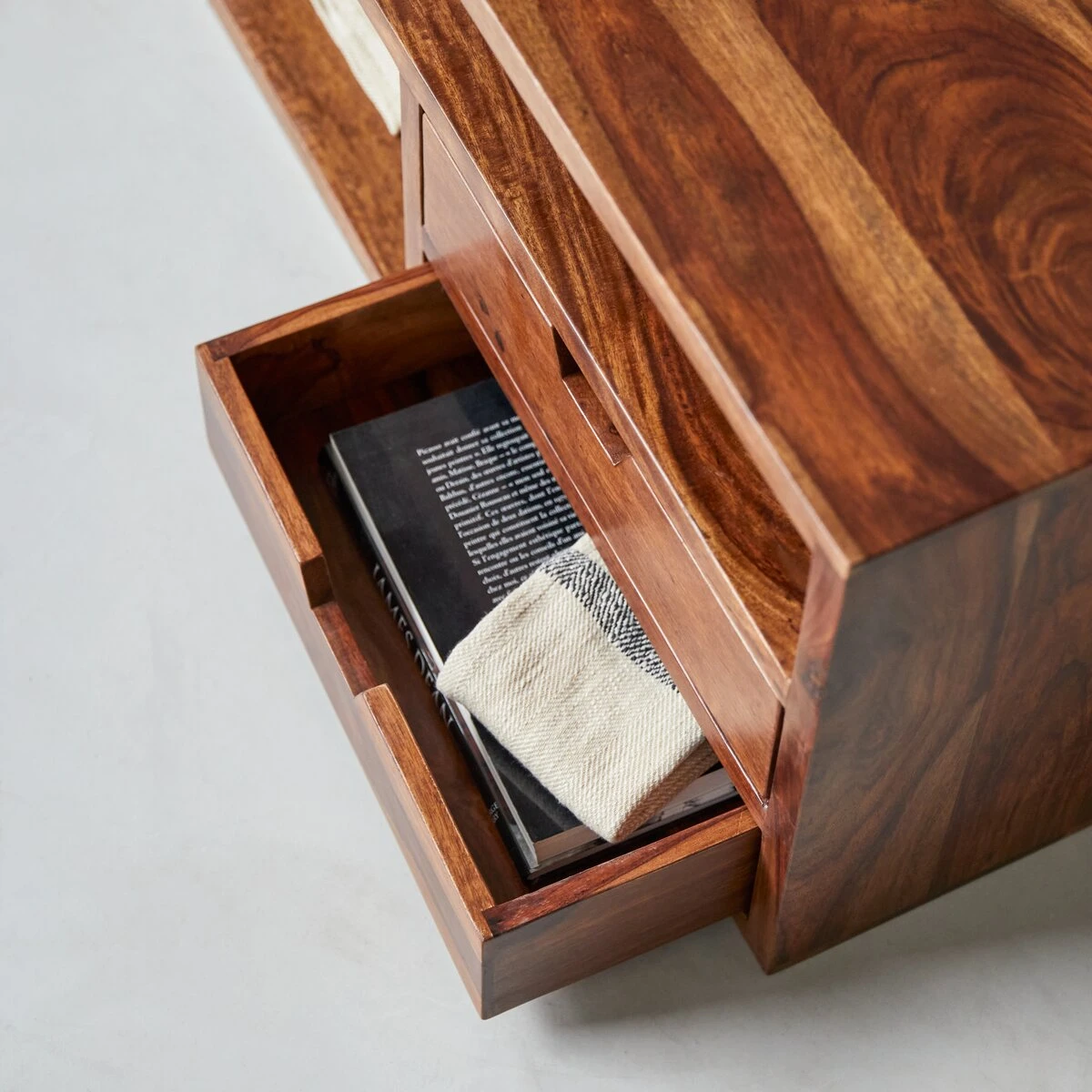 Kwarto - Meuble TV En Palissandre Massif 170 Cm – Image 2