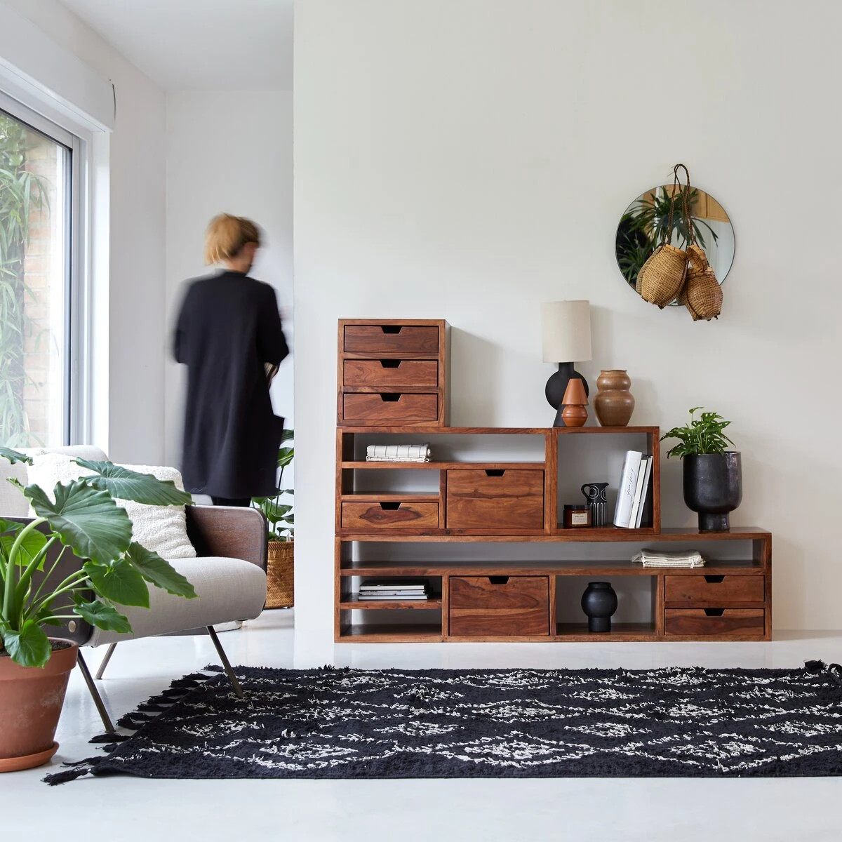 Kwarto - Meuble TV En Palissandre Massif 170 Cm – Image 5