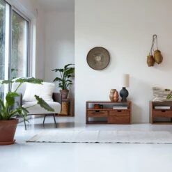 Kwarto - Meuble TV En Palissandre Massif 85 Cm