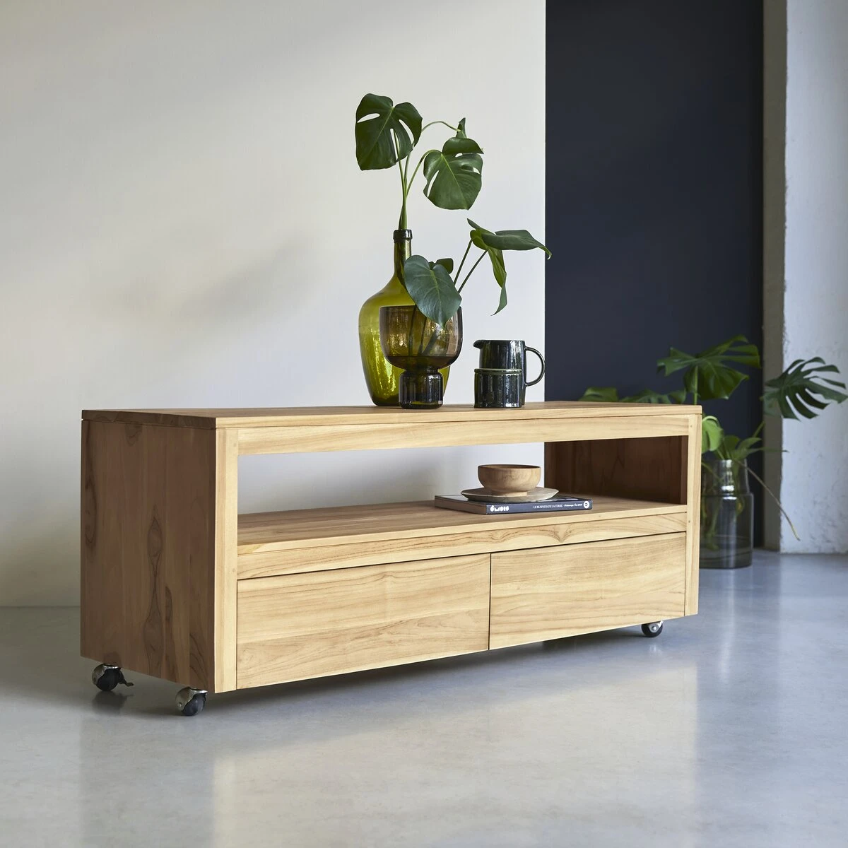 Anoa - Meuble TV En Teck Massif 140 Cm – Image 4