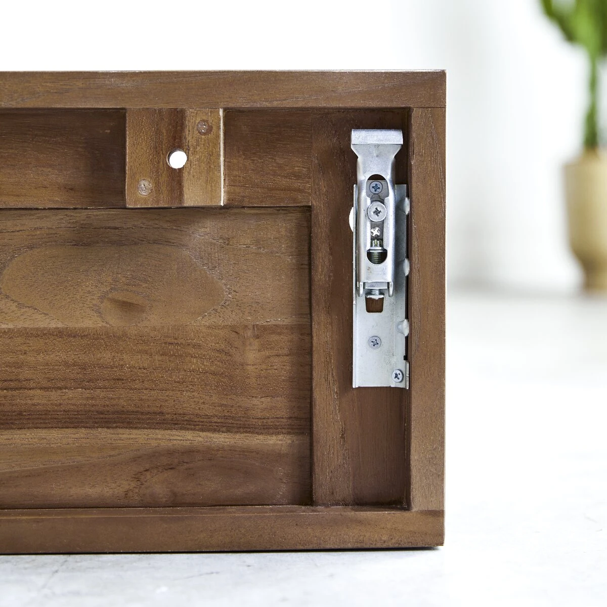 Circa - Meuble TV En Teck Massif 1 Tiroir 160 Cm – Image 5