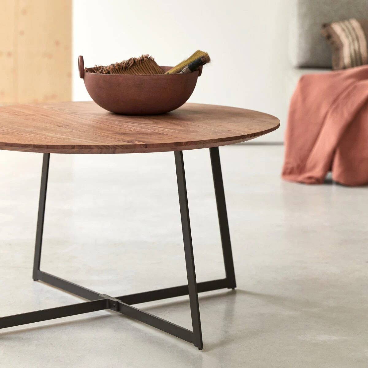 Temis - Table Basse En Acacia Massif – Image 2