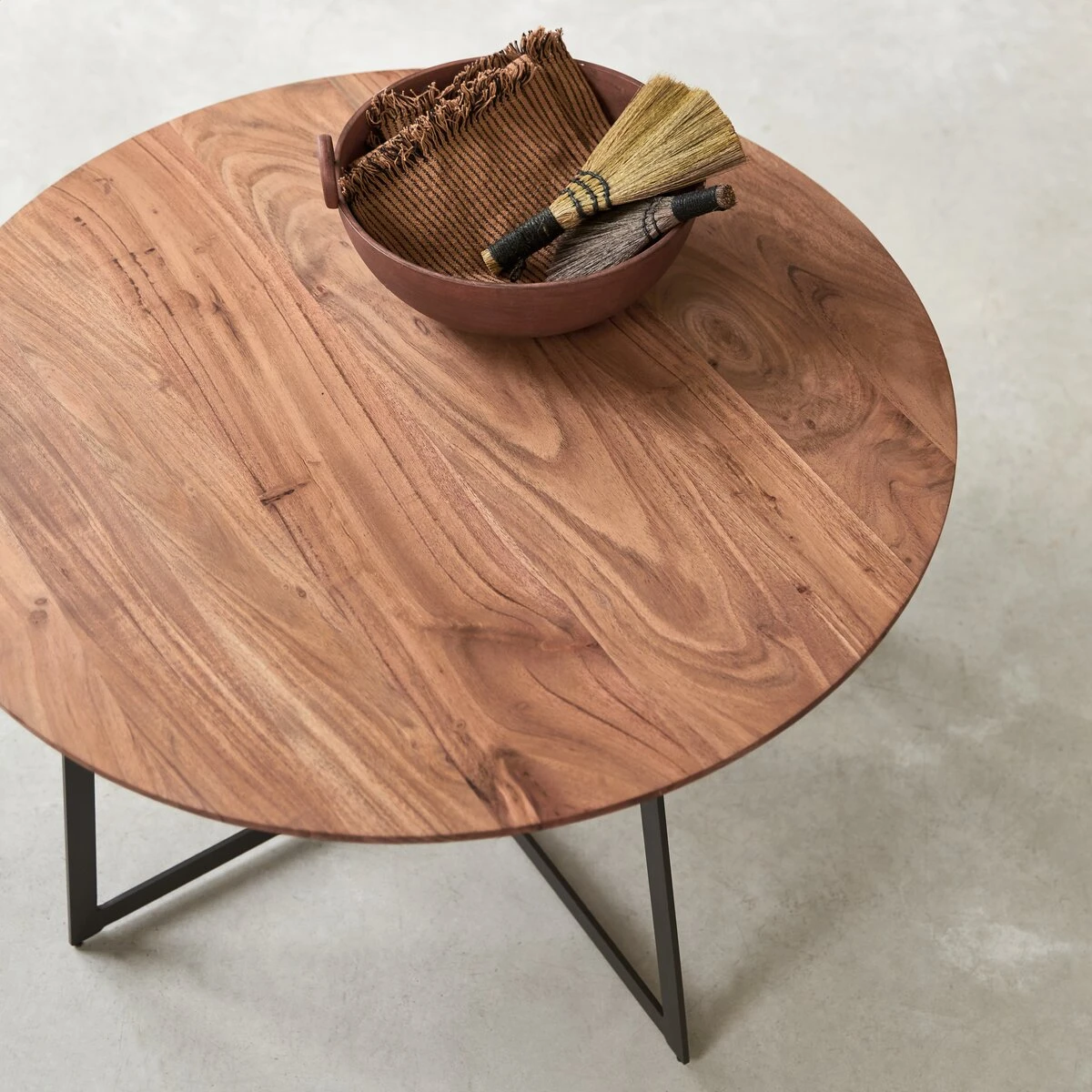 Temis - Table Basse En Acacia Massif – Image 4