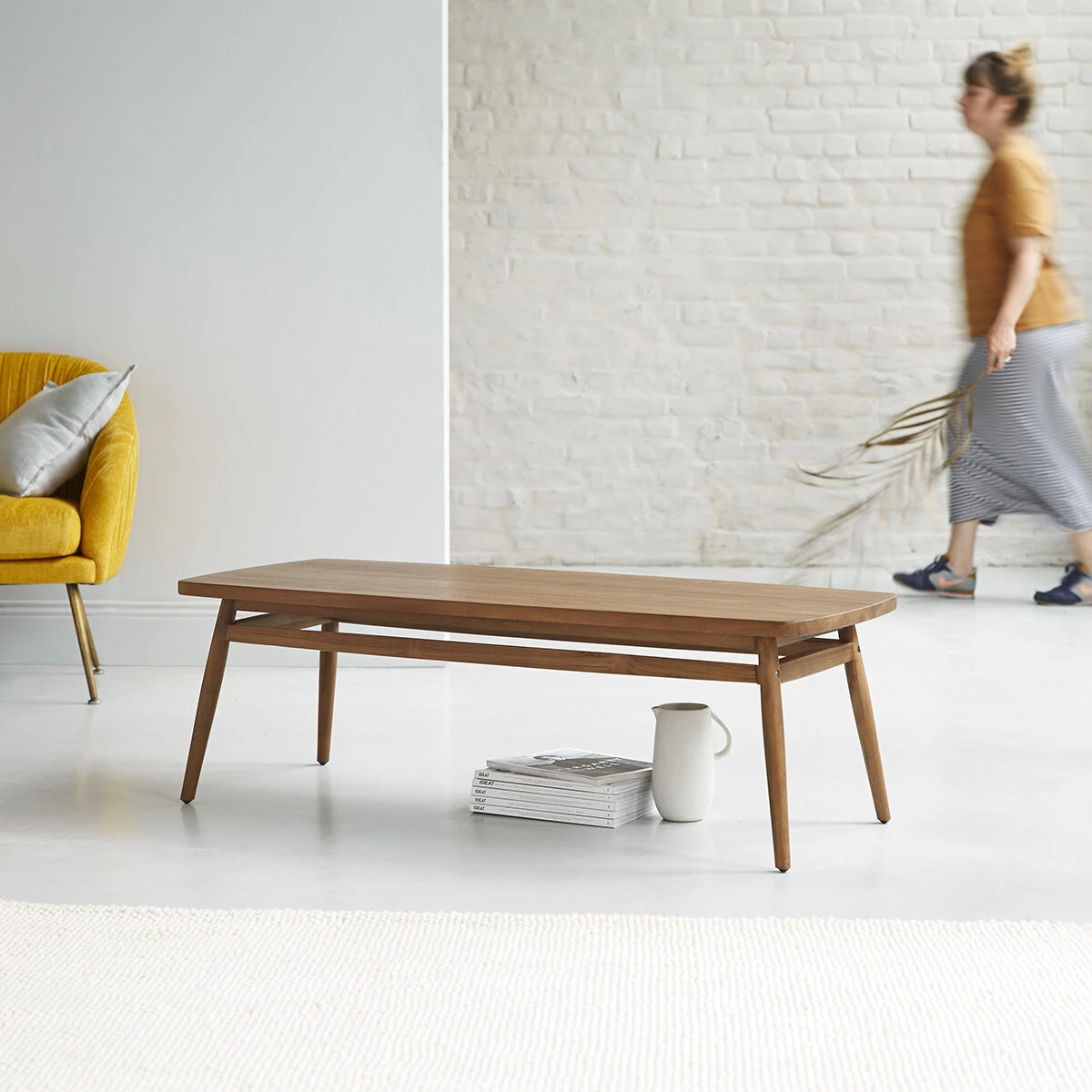 Twist - Table Basse En Teck Massif
