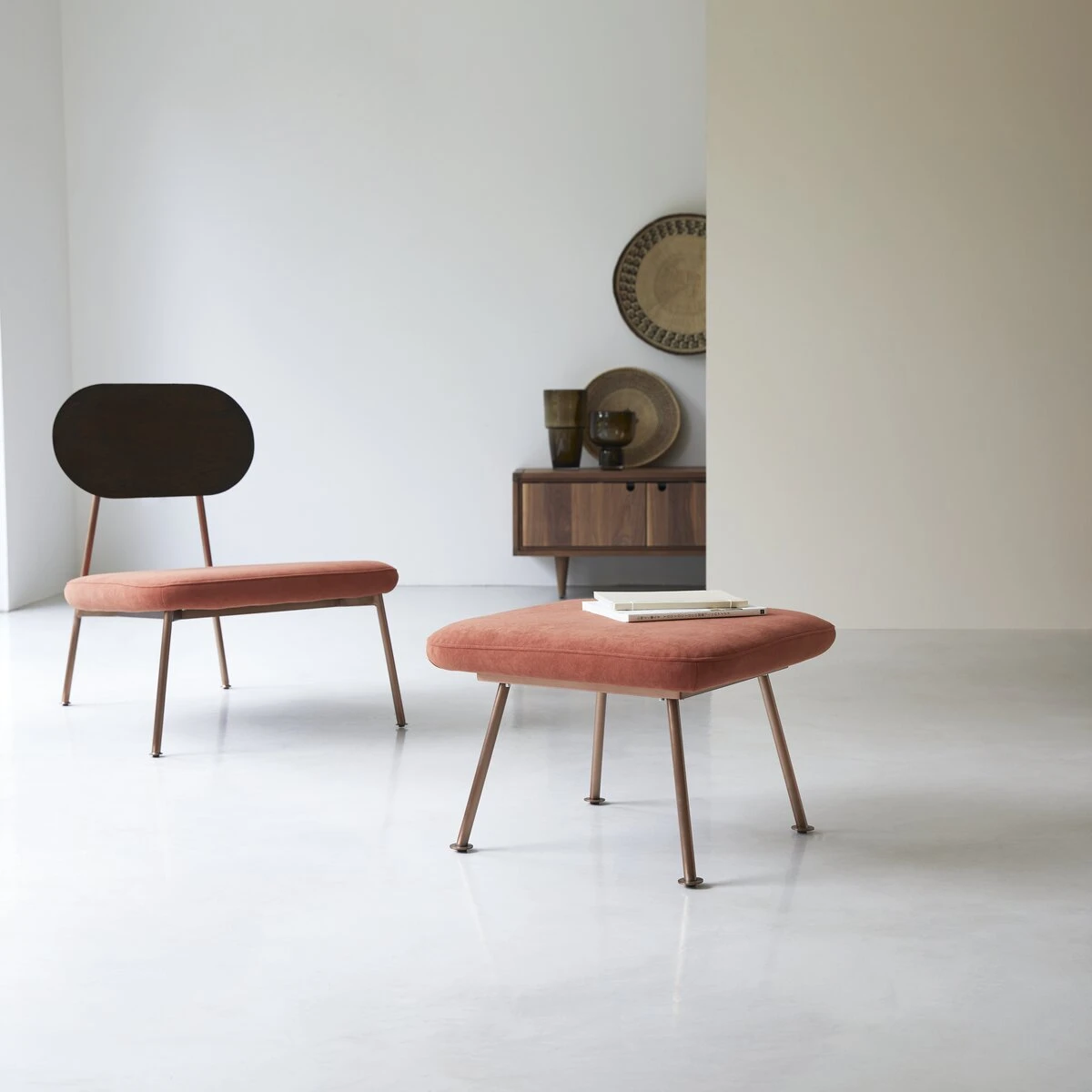 Yutapi - Tabouret Sienna En Velours – Image 2
